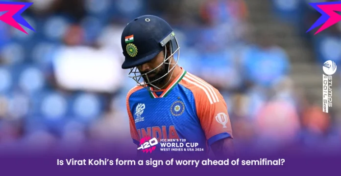 Virat Kohli form in T20 World Cup