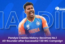 Pandya Creates History: Becomes No.1 All-Rounder after Successful T20 WC Campaign Hardik Pandya Becomes No 1 All rounder in T20Is