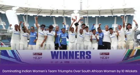 Dominating Indian Women’s Team Triumphs Over South African Women by 10 Wickets