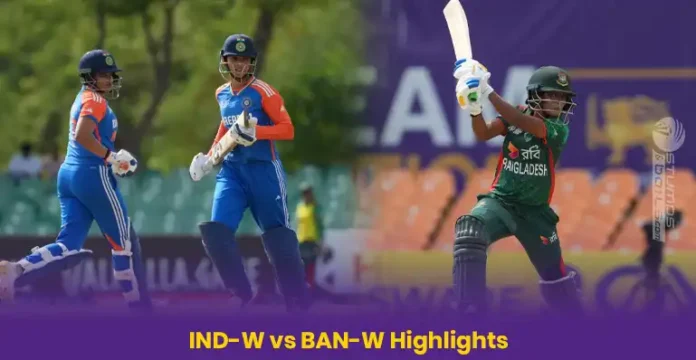 IND-W vs BAN-W Highlights