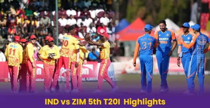 IND vs ZIM Match Highlights