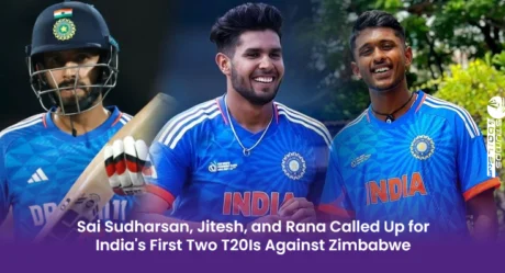 Sai Sudharsan, Jitesh, and Rana Called Up for India’s First Two T20Is Against Zimbabwe
