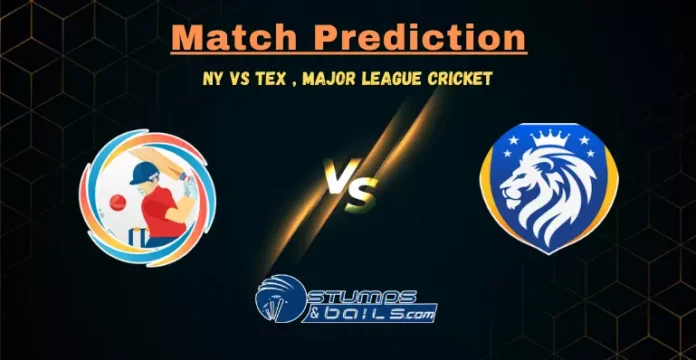 NY vs TEX Match Prediction
