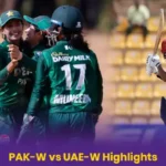 PAK-W vs UAE-W Highlights: Pakistan put one foot in Asia Cup semifinals with win against UAE  