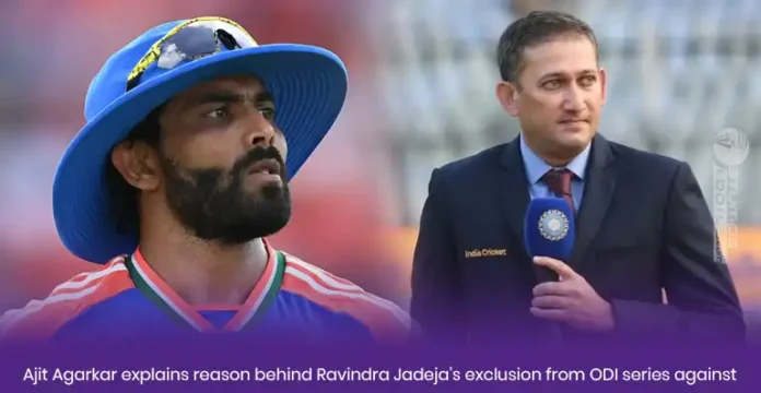 Ravindra Jadejas exclusion from ODI series