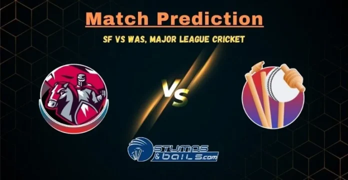 SF vs WAS Match Prediction
