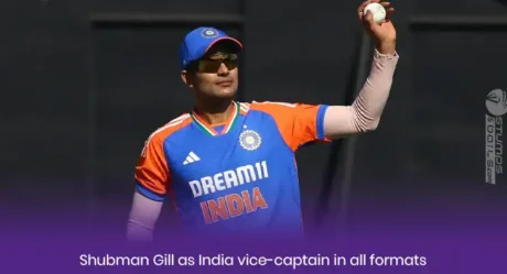 Shubman Gill as India vice-captain in all formats