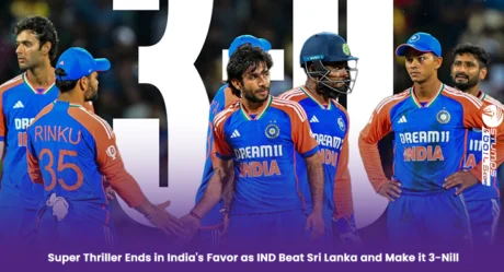 Super Thriller Ends in India’s Favor as IND Beat Sri Lanka and Make it 3-Nill