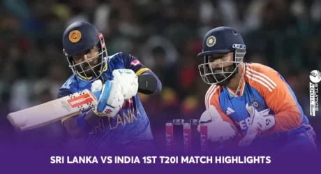 Sri Lankan Batters Tumble as India beat them by 43 Runs in First T20I