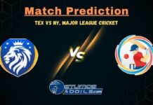 TEX vs NY Match Prediction: Eliminator Match, Major League Cricket 2024 TEX vs NY Match Prediction