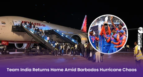 Team India Returns Home Amid Barbados Hurricane Chaos