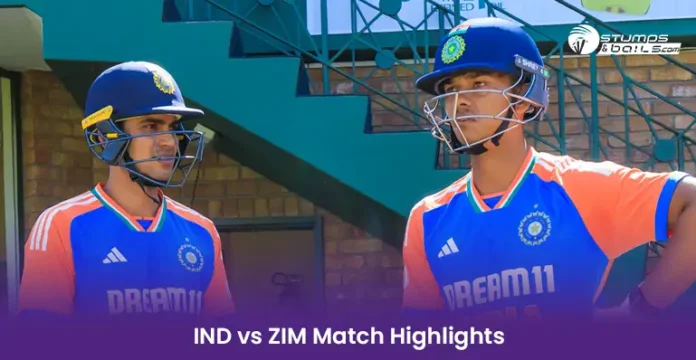 IND vs ZIM 3rd T20I Highlights