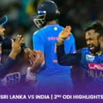 IND vs SL 2nd ODI Highlights: Vandersay, Asalanka’s spin magic provide Sri Lanka 1-0 lead in 3-match series  