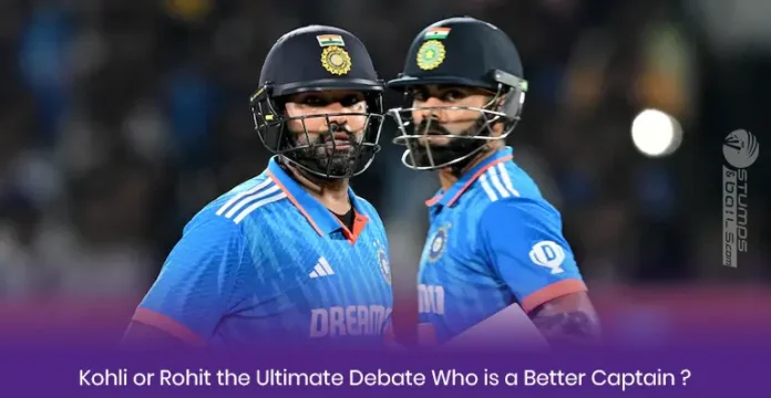 Kohli or Rohit Who is a Better Captain