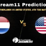 NED vs USA Dream11 Prediction: Netherlands vs United States Match Preview Playing XI, Pitch Report, Injury Update, Netherlands T20I Tri-Series 2024 – 6th T20I Match