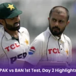 PAK vs BAN 1st Test, Day 2 Highlights: Shakeel, Rizwan’s hundreds guide Pakistan to 448 in 1st innings 