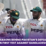 Reasons behind Pakistan’s defeat in first test against Bangladesh