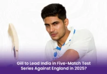 Gill to Lead India in Five-Match Test Series Against England in 2025? Shubman Gill to Lead India in Test Series against England