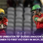 Erin Burns Unbeaten 78* Guides Amazon Warriors Women to First Victory in WCPL 2024