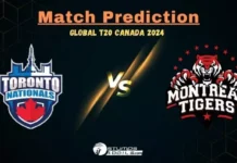 TOR vs MON Match Prediction: 12th Match, Global T20 Canada 2024 TOR vs MON Match Prediction