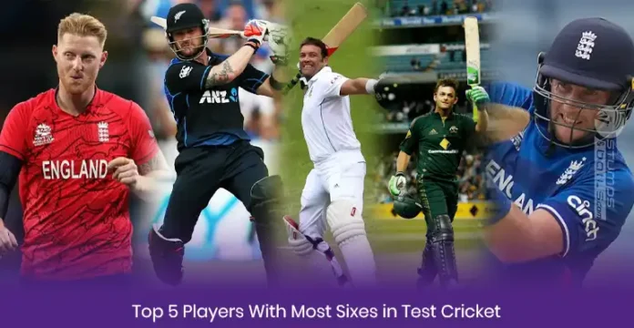Players With Most Sixes in Test Cricket