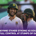 Kyle Verreynne Stands Strong as South Africa In Full Control at Stumps of Day 2