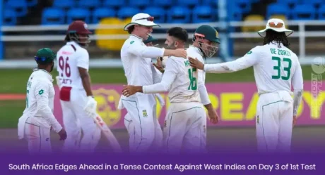 South Africa Edges Ahead in a Tense Contest Against West Indies on Day 3 of 1st Test