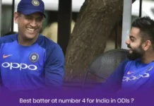 Dhoni or Kohli: Best batter at number 4 for India in ODIs? Who is best batter at number 4 for India in ODIs