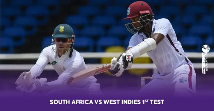 South Africa vs West Indies 1st Test