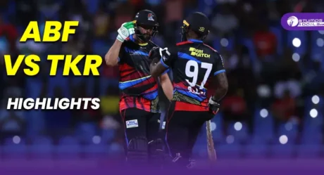 ABF vs TKR Highlights: Fabian Allen’s all-round heroics hand Antigua and Barbuda Falcons their maiden win in CPL 2024   