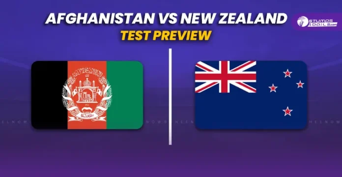 Afghanistan vs New Zealand Test Preview