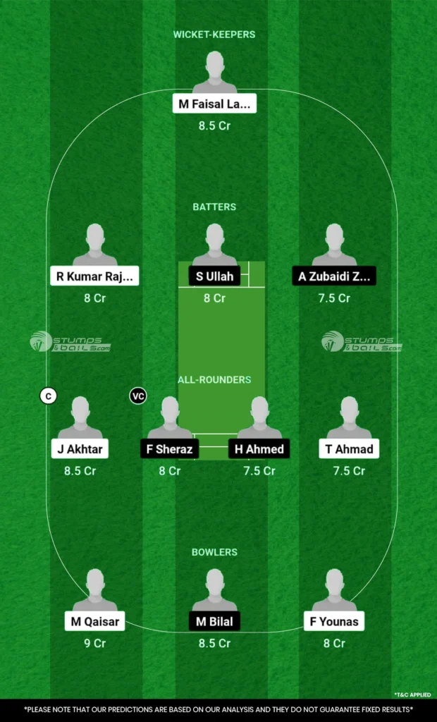 GS vs PKW Dream11 Prediction