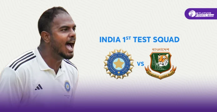 India Squad for the 1st Test vs BAN