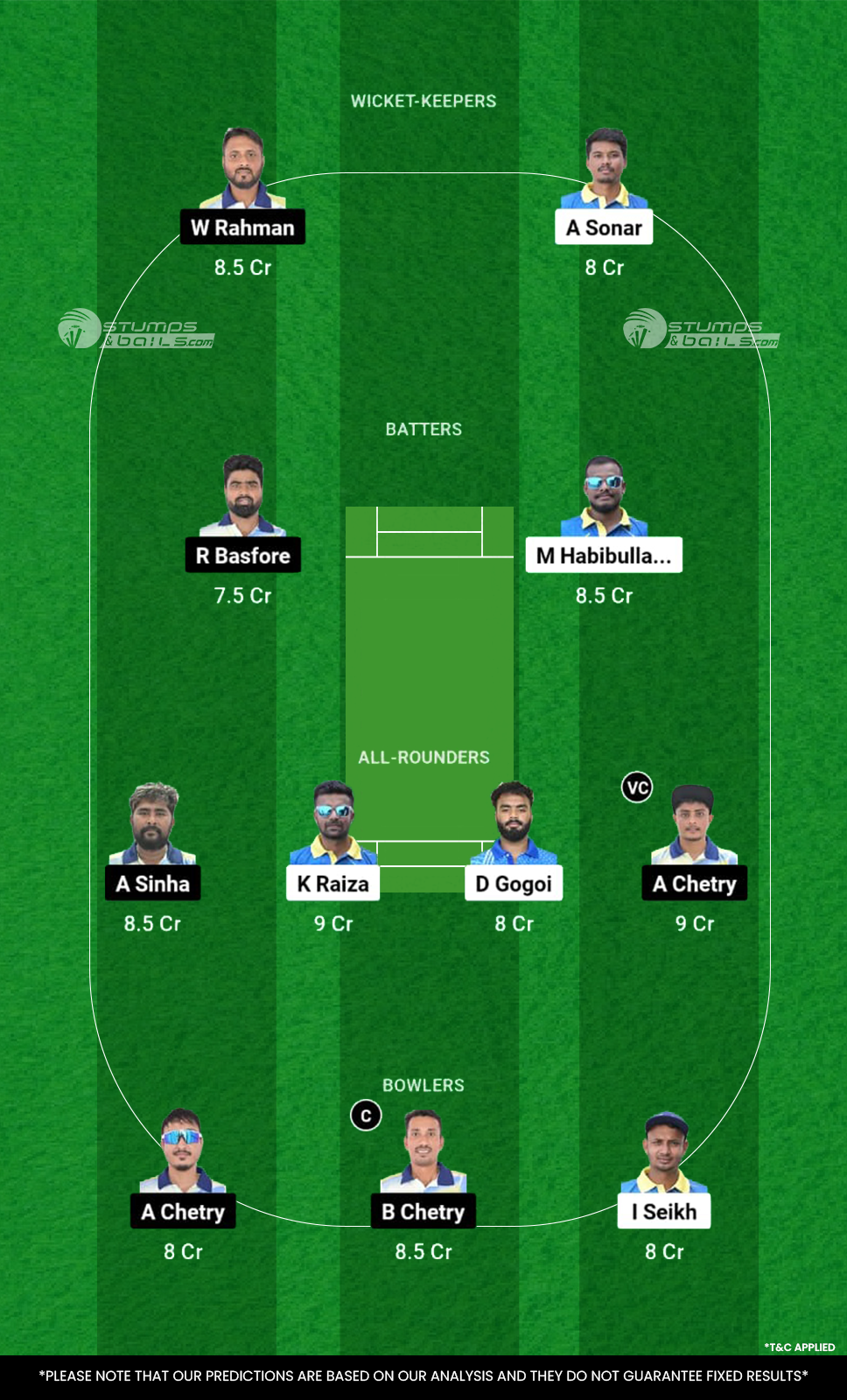 NSC vs RRC Dream11 Prediction today