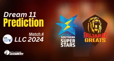 SSS vs GJG Match Prediction: 4th Match, Legends League Cricket, 2024