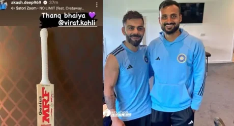 Secret to Receiving a Bat from Virat Kohli Revealed