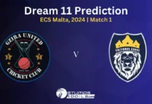GU vs VLS 1st T10 Match Dream11 Prediction: ECS Malta, 2024 GU vs VLS Dream11 Prediction