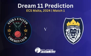 GU vs VLS 1st T10 Match Dream11 Prediction: ECS Malta, 2024 GU vs VLS Dream11 Prediction