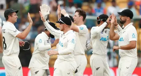 India Dominates, But New Zealand Holds Firm As Day 4 Ends in Bengaluru