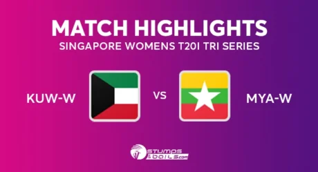 KUW-W vs MYA-W Match Highlights: Kuwait Women Claim Victory Against Myanmar in Singapore T20I