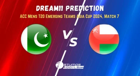 PK-A vs OMN 7th Match Dream11 Prediction: ACC Mens T20 Emerging Teams Asia Cup 2024