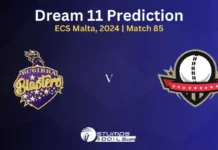 BBL vs MMA Dream11 Prediction, Fantasy Tips for ECS Malta 2024, Match 85 BBL vs MMA Dream11 Prediction