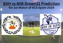 BSH vs MIB Dream11 Prediction, Fantasy Cricket Tips for ECS Spian 2024, 1st Match BSH vs MIB Dream11 Prediction