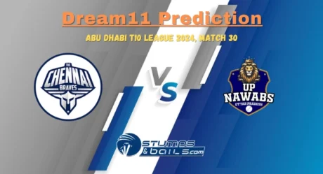 CBJ vs UPN Dream11 Prediction, Fantasy Tips for Abu Dhabi T10 League 2024, Match 30