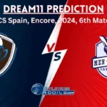 CCO vs MIB Dream11 Prediction, Fantasy Cricket Tips for ECS Spain, Encore, 2024, 6th Match