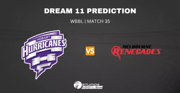 HB-W vs MR-W Dream11 Prediction Today