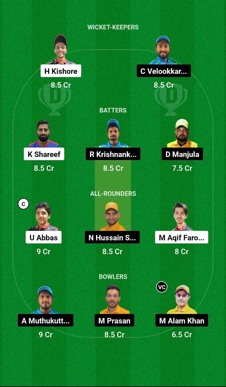 KMS vs NCMI Dream11 Prediction