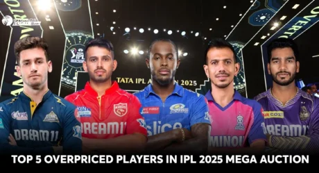 Top 5 overpriced players in IPL 2025 mega auction