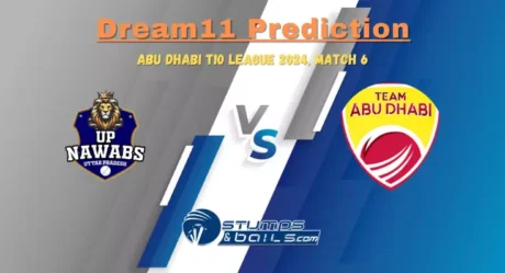 UPN vs TAD Dream11 Prediction for Today Match of Abu Dhabi T10 League 2024, Match 6