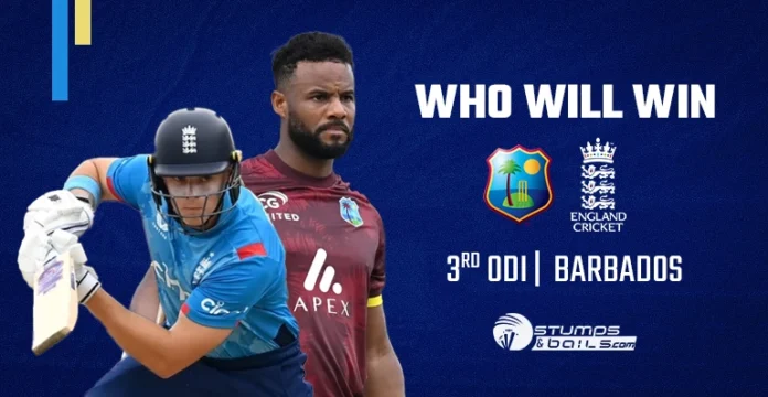 West Indies vs England 3rd ODI